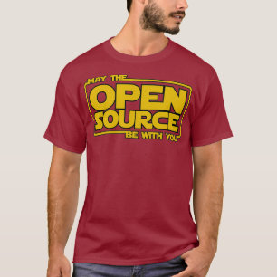 Camiseta May Open Source Programando engraçado devops linux
