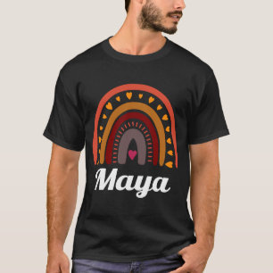 Camiseta Maya Colorful Rainbow mulengirlbaby idea