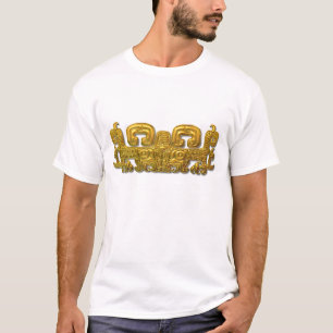 Camiseta Mayan Jaguar - Dourado
