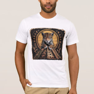 Camiseta Mayan Jaguar Guardian T-Shirt   mitologia asteca