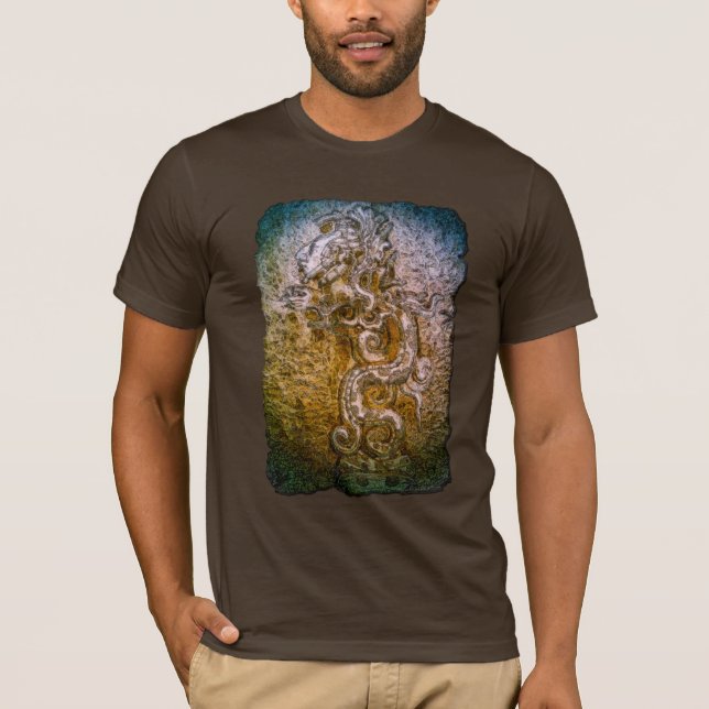 Camiseta MAYAN Serpent God T-Shirt (Frente)