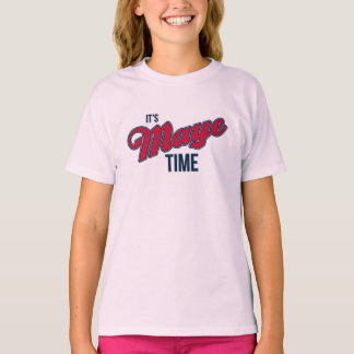 Camiseta Maye Fan Girl's Pink Tee | Game Day Football
