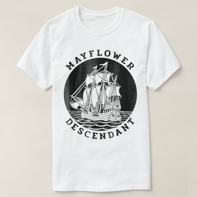 Camiseta Mayflower Descende (Frente do Design)