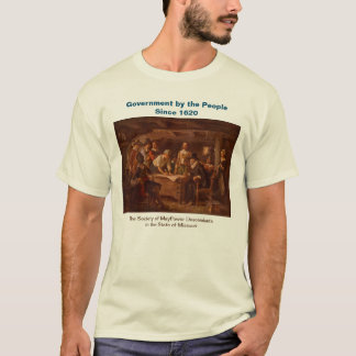 Camiseta Mayflower Descendente Governo pelas Pessoas 1620