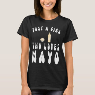 Camiseta Mayo Lover Mayonnaise, condimento, comida,