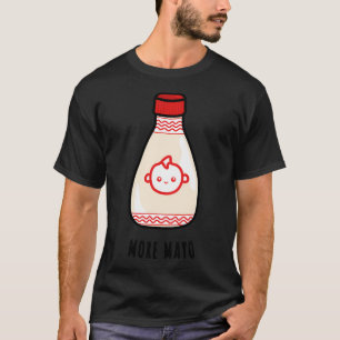 Camiseta Mayo Mayonnaise Cute Mayo More Mayo, bonito japonê