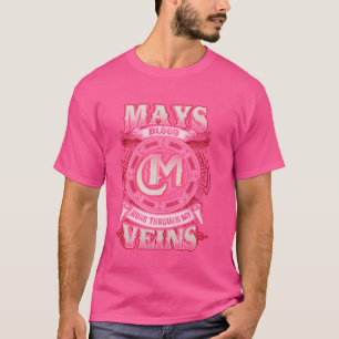 Camiseta Mays Family Name, Passa Pelas Minhas Veias