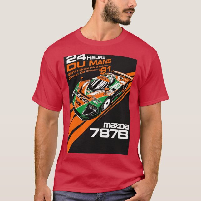 Camiseta mazda 787B (Frente)