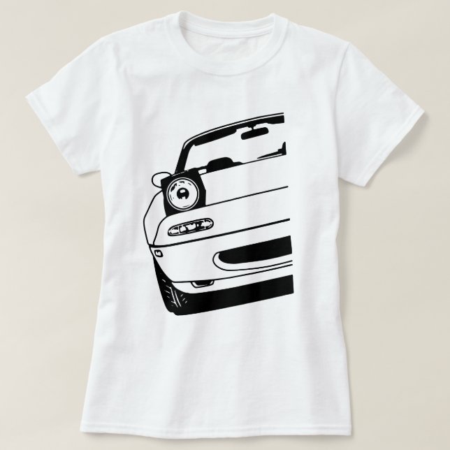 Camiseta Mazda Miata MX5 NA (Frente do Design)