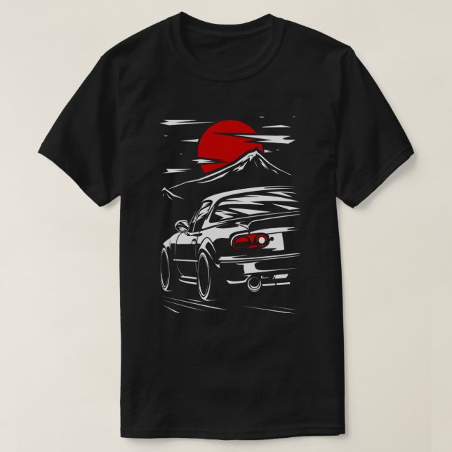 Camiseta Mazda MX-5 Miata Essential T-Shirt (Frente do Design)