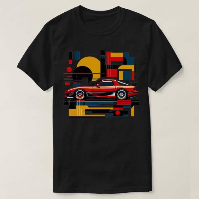 Camiseta Mazda RX7 2 (Frente do Design)