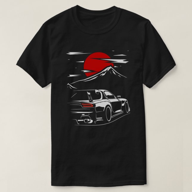 Camiseta Mazda RX7 Haruna Classic T-Shirt (Frente do Design)