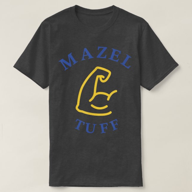 Camiseta Mazel Tuff Judeu Engraçado Judeu Engraçado Gym Han (Frente do Design)
