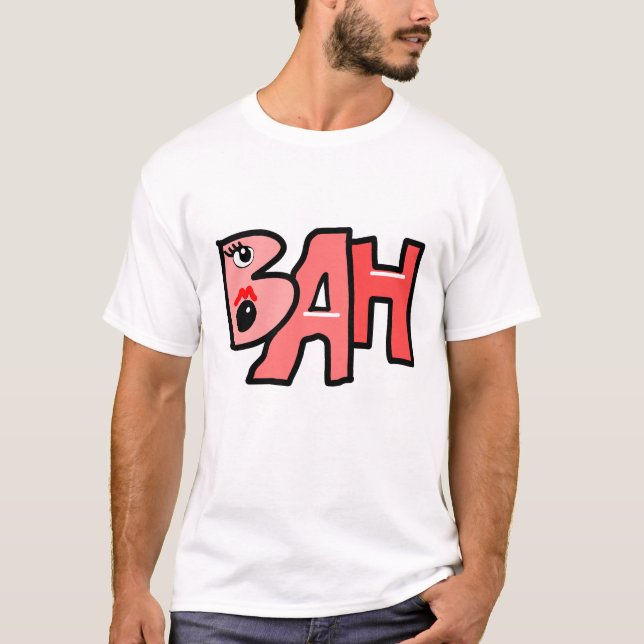 Camiseta Mazipoodles Bah Humbug Red (Frente)