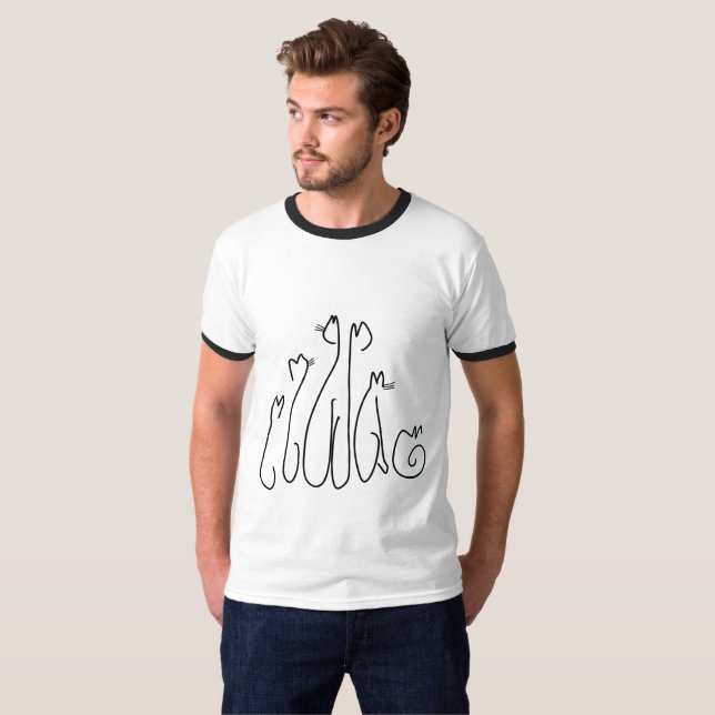 Camiseta Mazipoodles Cute Cats 3 (Frente Completa)