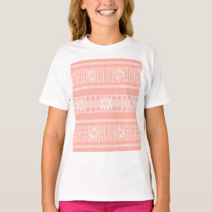Camiseta MAZIPOODLES Floral Listrado Tricô Canelado 202