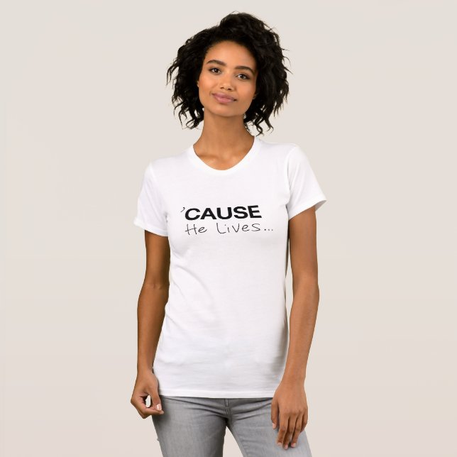 Camiseta Mazipoodles Porque Ele Mora (Frente Completa)