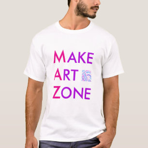 Camiseta MAZIPOODLES Zona de Arte Rosa Roxo 2