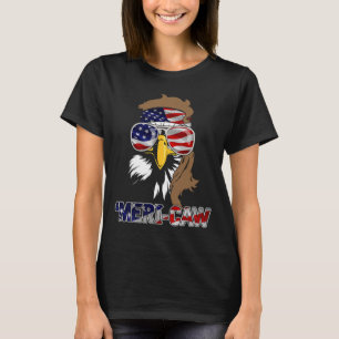 Camiseta Mb35 Mullet Eagle meri-caw 4 de julho de 2004
