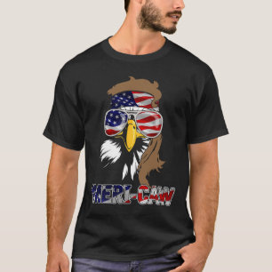 Camiseta Mb35 Mullet Eagle meri-caw 4 de julho de 2004