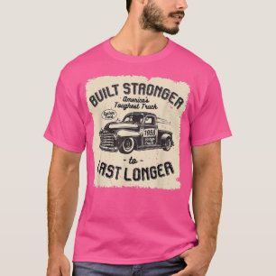 Camiseta mb 1959 Vintage Truck Birthday Construído Mais For