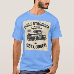 Camiseta mb 1967 Vintage Truck Birthday Construído Mais For