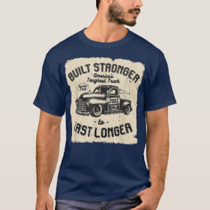Camiseta mb 2003 Vintage Truck Birthday Construído Mais For