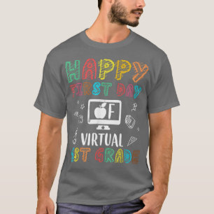 Camiseta mb Happy First Day Of Virtual 1 rua Grade Back To 