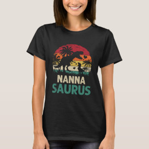 Camiseta mb Vintage Nanna Saurus Dino Dia do Pai Mãe