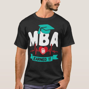 Camiseta MBA Master of Business Administração Heartbeat E