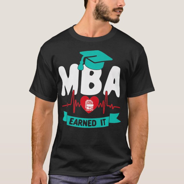 Camiseta MBA Master of Business Administração Heartbeat Ea (Frente)
