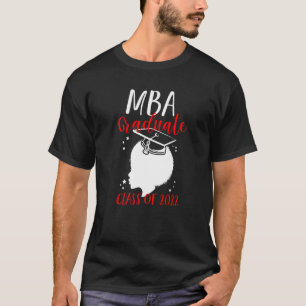 Camiseta Mba Student 2021 Business Degree Graduation