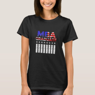 Camiseta Mba Student Us Flag Business Graduação
