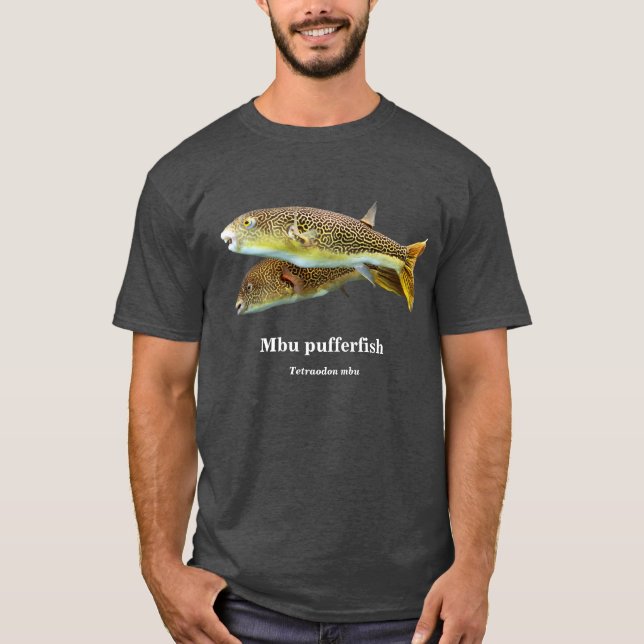 Camiseta Mbu pufferfish , Tetraodon mbu (Frente)