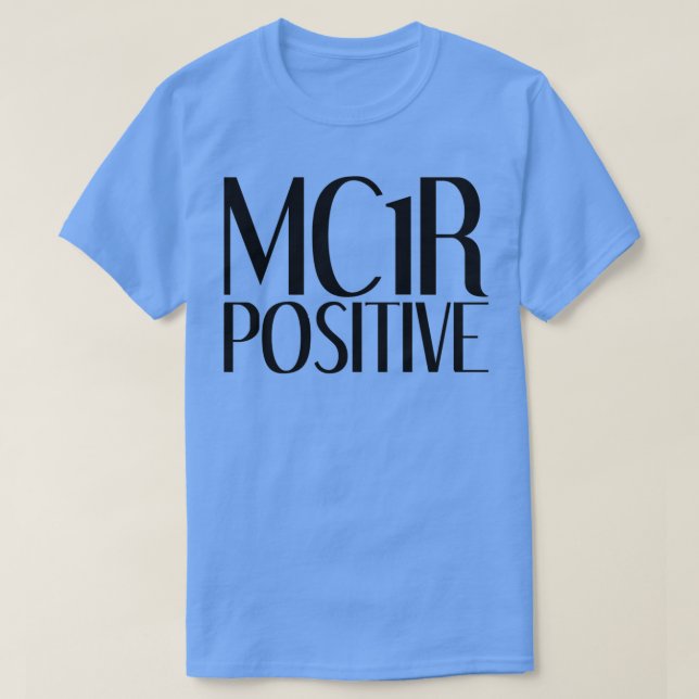 Camiseta MC1R - Ruiva positiva (Frente do Design)