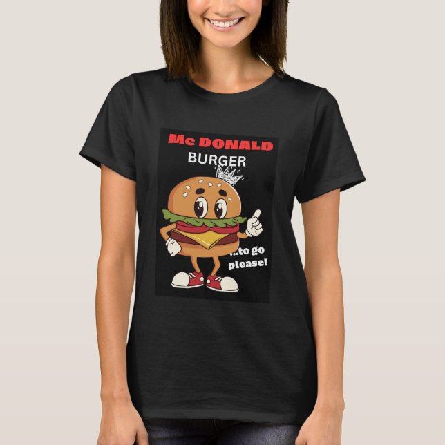 Camiseta Mc DONALD BURGER T-Shirt (Frente)