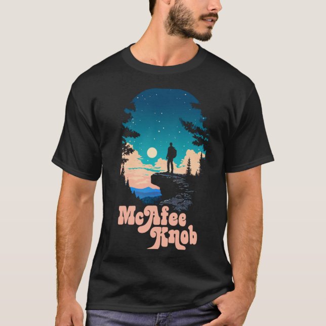 Camiseta McAfee Knob Roanoke Virginia Appalachian Trail Ove (Frente)