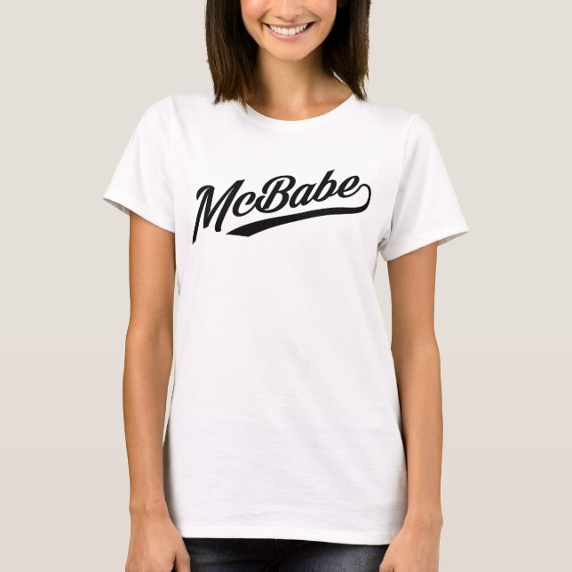 Camiseta McBabe - TINTA PRETA (Frente)