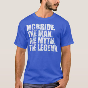 Camiseta McbrideMcbride Nome da família Mcbride sobrenome M