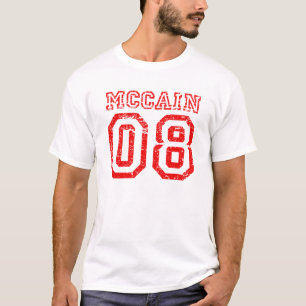 Camiseta McCain 08 afligido