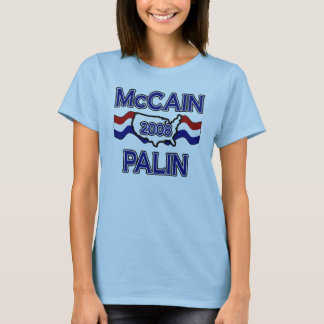 Camiseta McCain Palin 2008 t-shirt