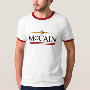 Camiseta McCain para o presidente T-shirt/t-shirt de John