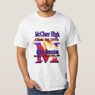 Camiseta McCluer classe alta 'da 40th reunião 70