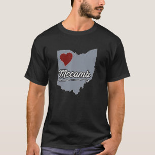 Camiseta McComb Ohio Cidade do Estado dos EUA