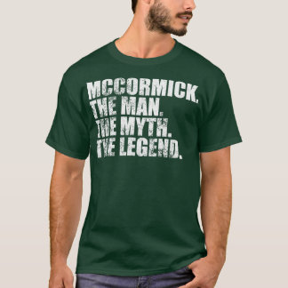 Camiseta MccormickMccormick Nome da família Mccormick sobre