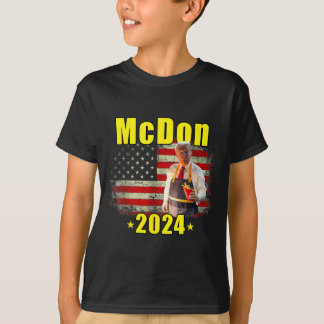 Camiseta Mcdon Engraçado Donald Trump Batata Frita Cozinhan
