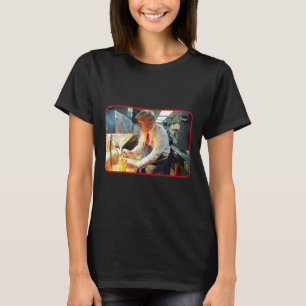 Camiseta Mcdon Engraçado Donald Trump Batata Frita Cozinhan