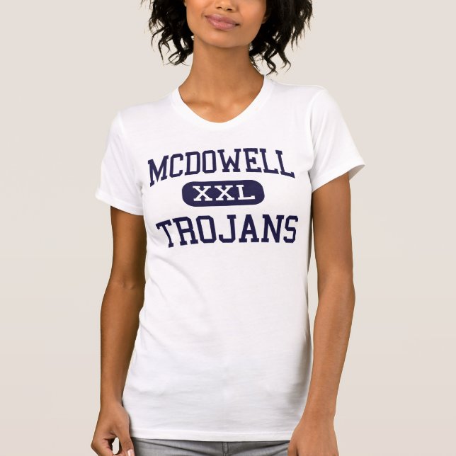 Camiseta McDowell - Trojan - alto - Erie Pensilvânia (Frente)