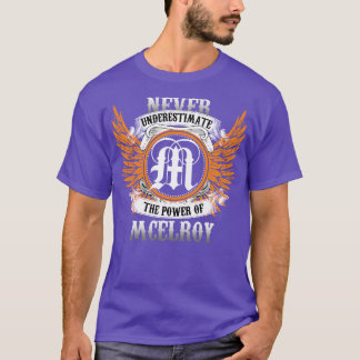 Camiseta Mcelroy Name Shirt Nunca Subestima A Energia O