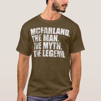 Camiseta McfarlandMcfarland Nome da família Mcfarland sobre